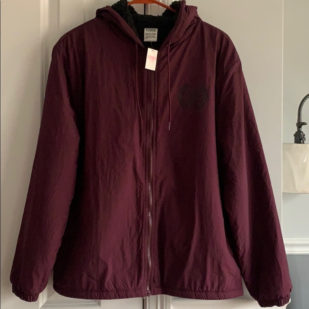 Victoria’s Secret Pink Hooded Sherpa Jacket XS
